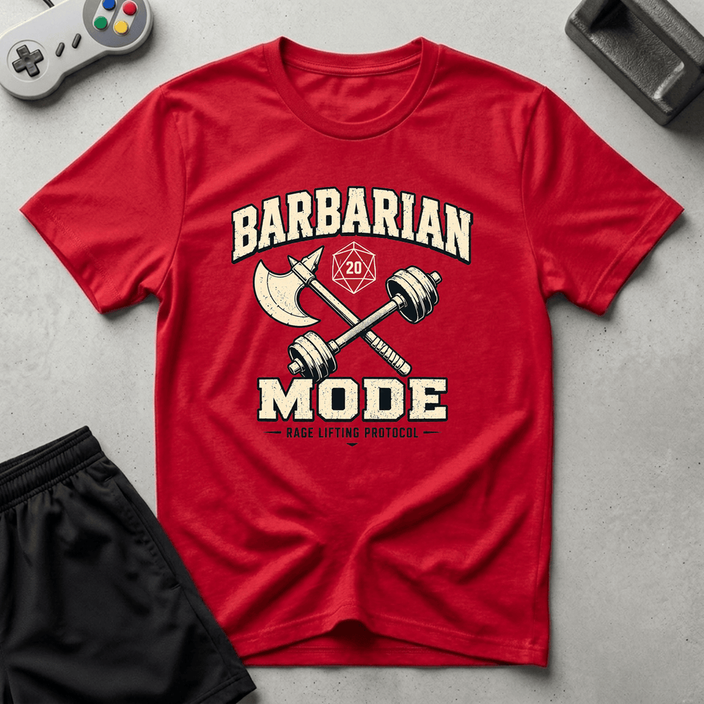 Barbarian Mode T-Shirt - Red