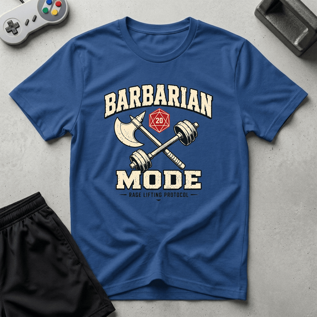 Barbarian Mode T-Shirt - Royal