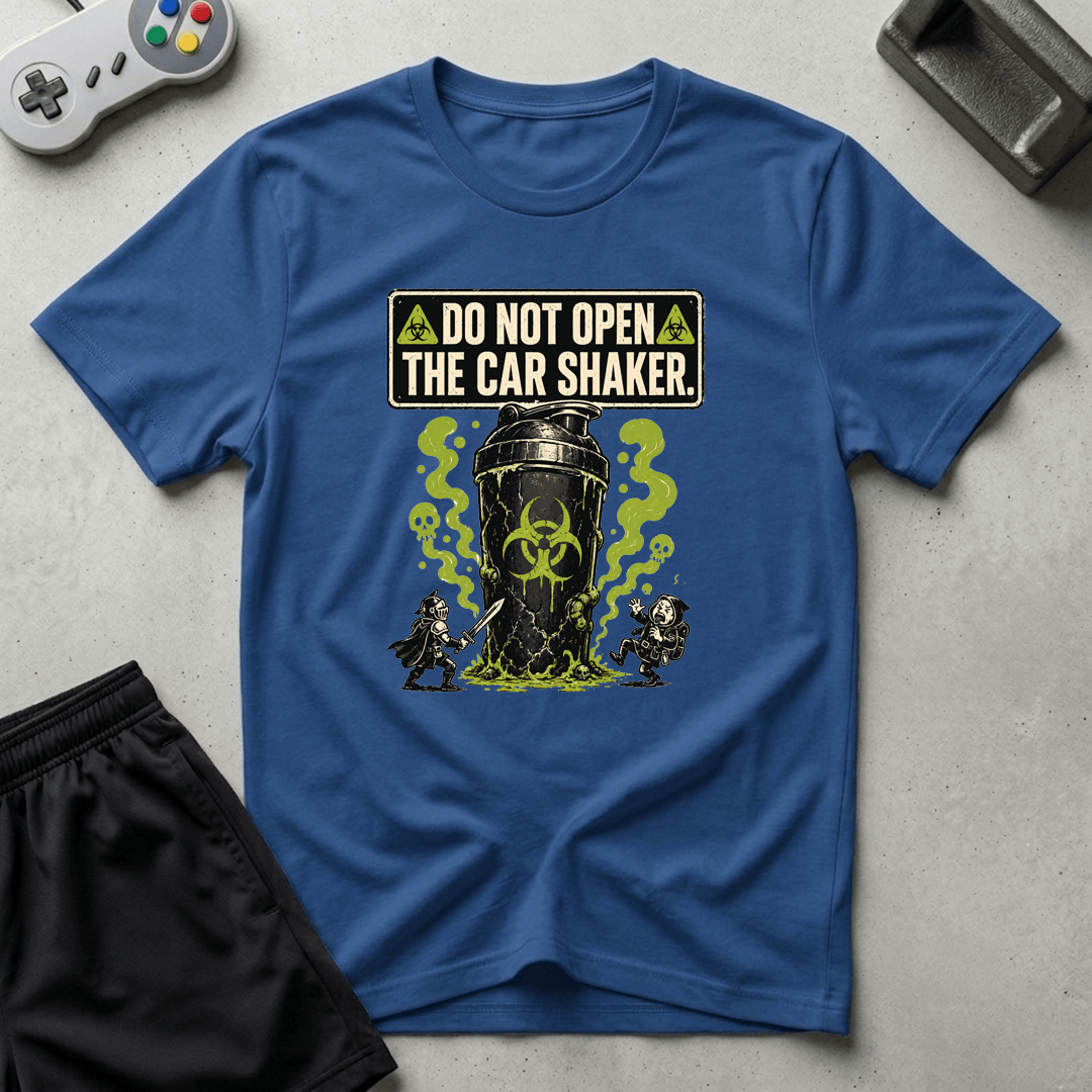 Biohazard Car Shaker T-Shirt - Royal