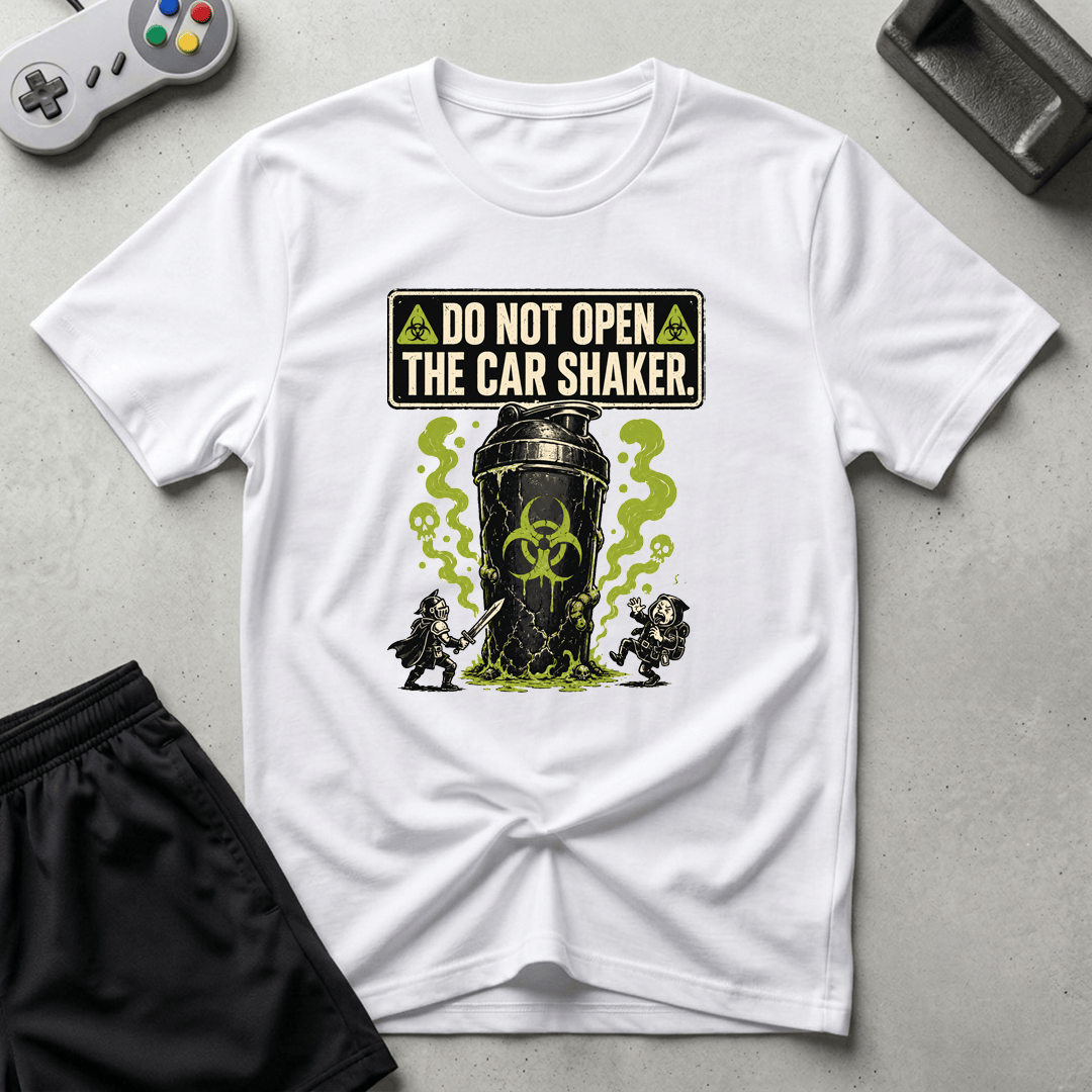 Biohazard Car Shaker T-Shirt - White
