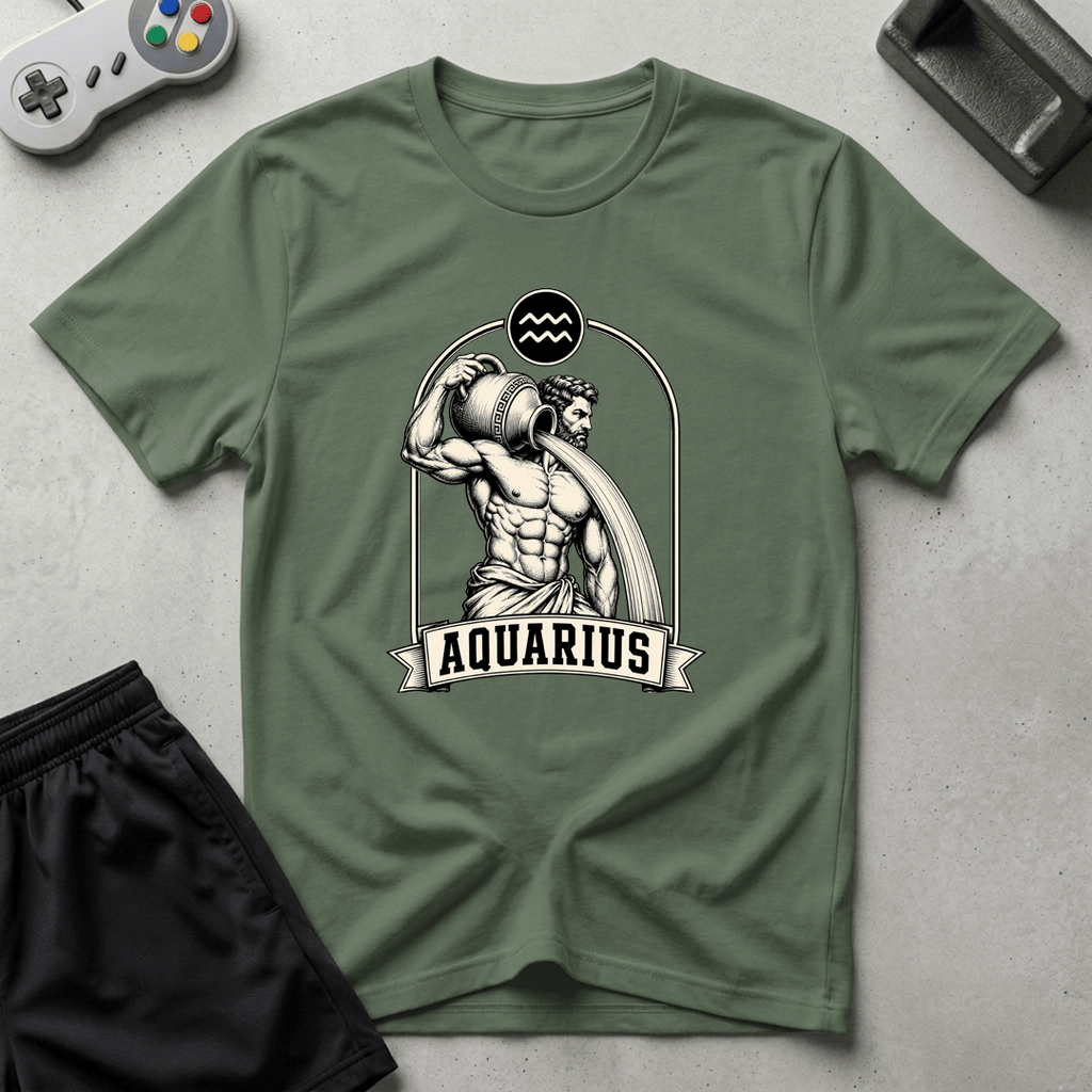 Buff Aquarius T-Shirt - Military Green