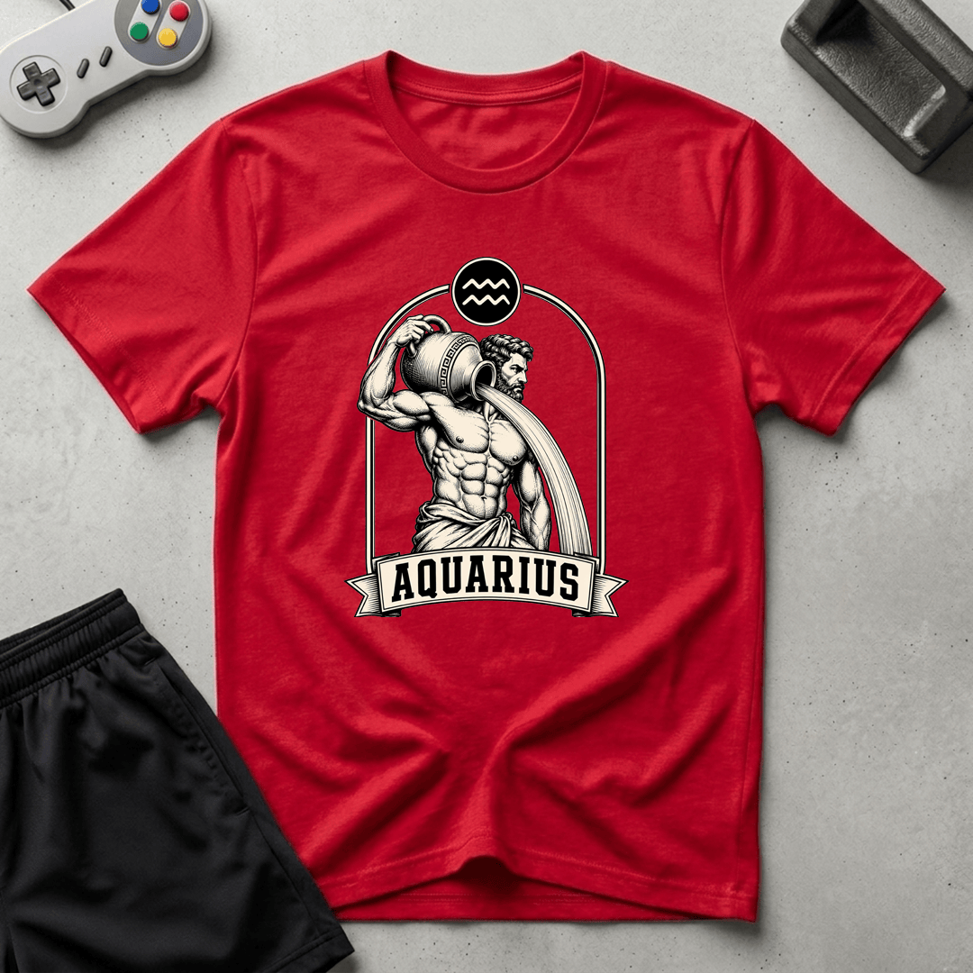 Buff Aquarius T-Shirt - Red