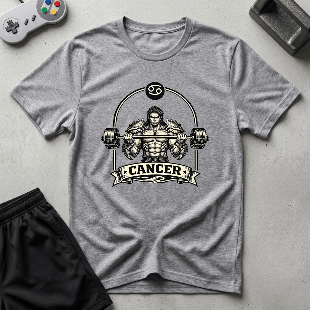 Buff Cancer T-Shirt - Sport Grey