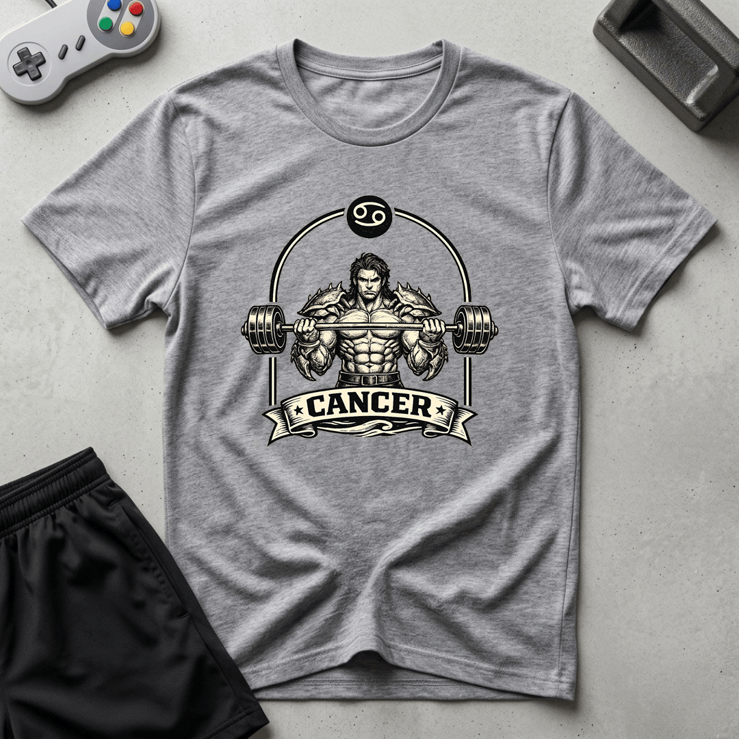 Buff Cancer T-Shirt - Sport Grey