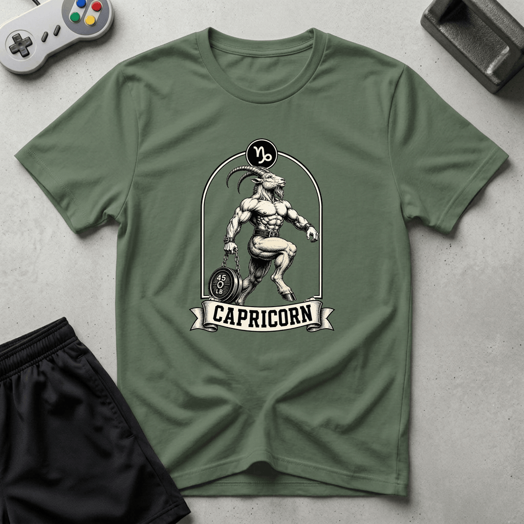 Buff Capricorn T-Shirt - Military Green