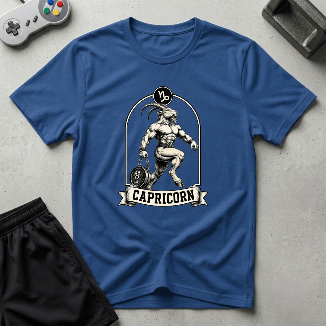 Buff Capricorn T-Shirt - Royal