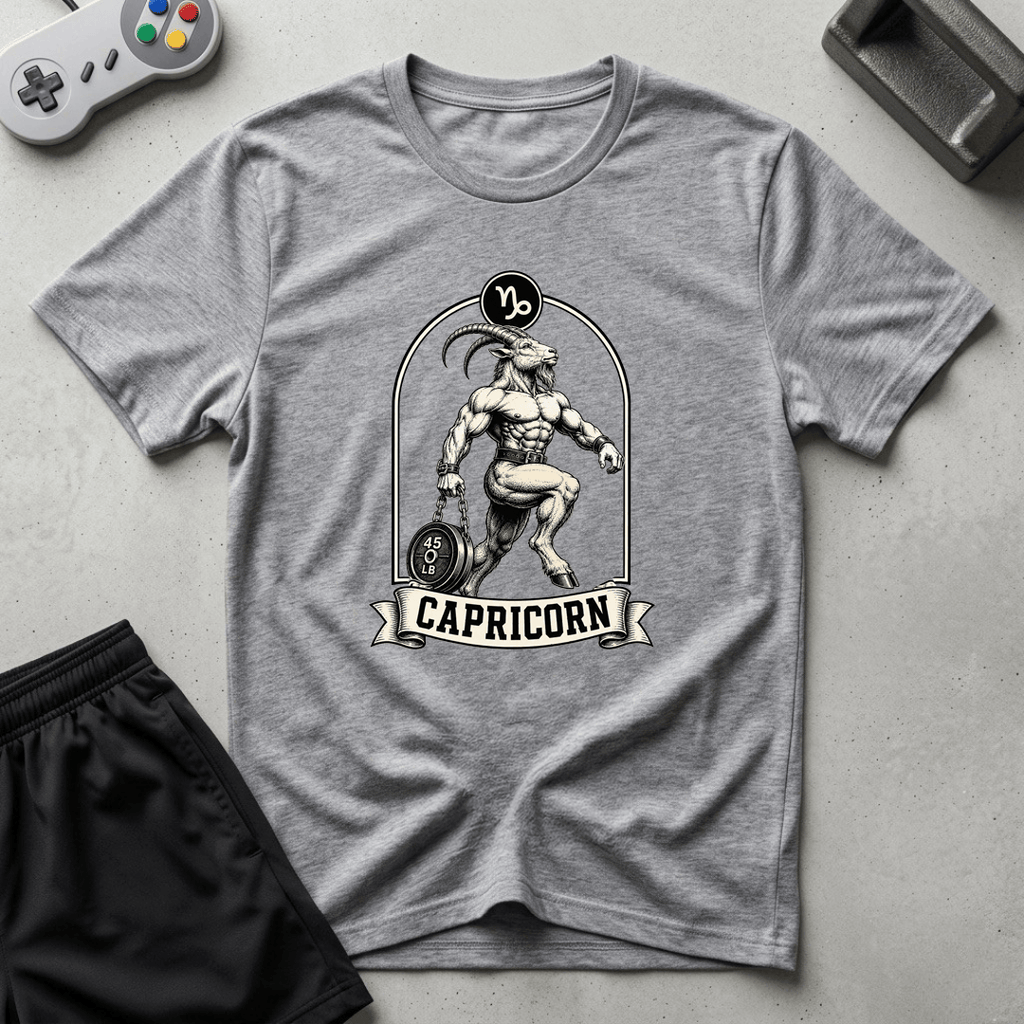Buff Capricorn T-Shirt - Sport Grey