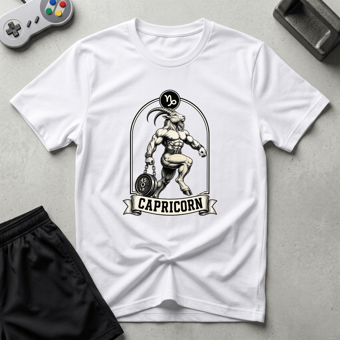 Buff Capricorn T-Shirt - White