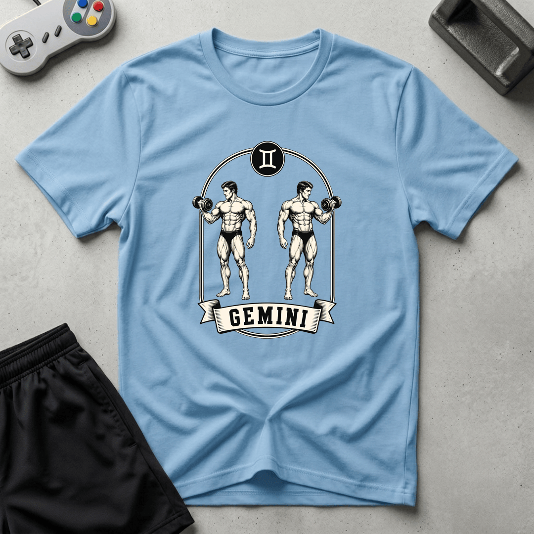 Buff Gemini T-Shirt - Light Blue