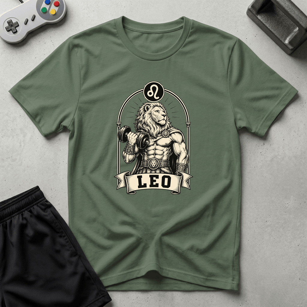 Buff Leo T-Shirt - Military Green
