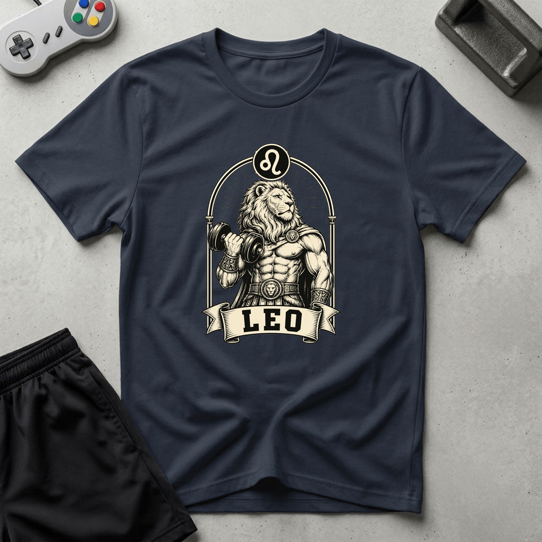 Buff Leo T-Shirt - Navy