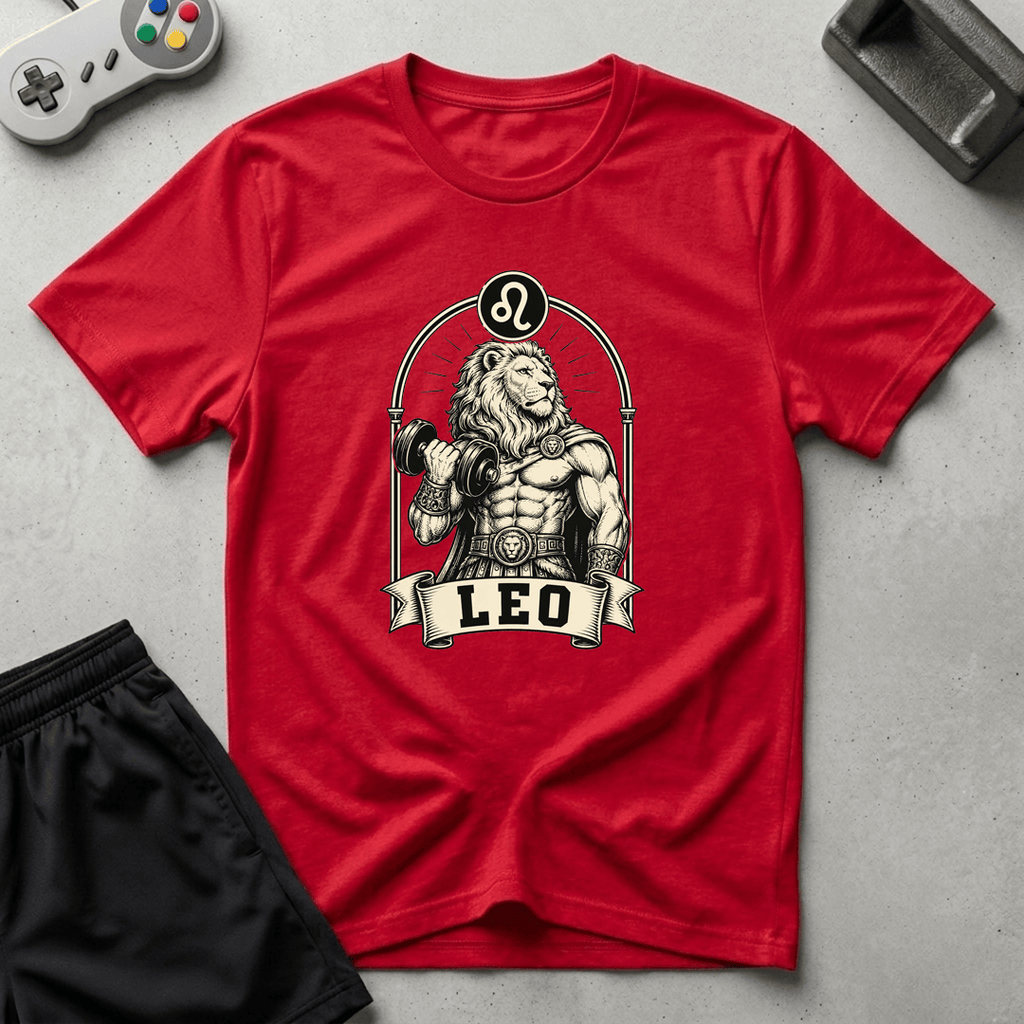 Buff Leo T-Shirt - Red