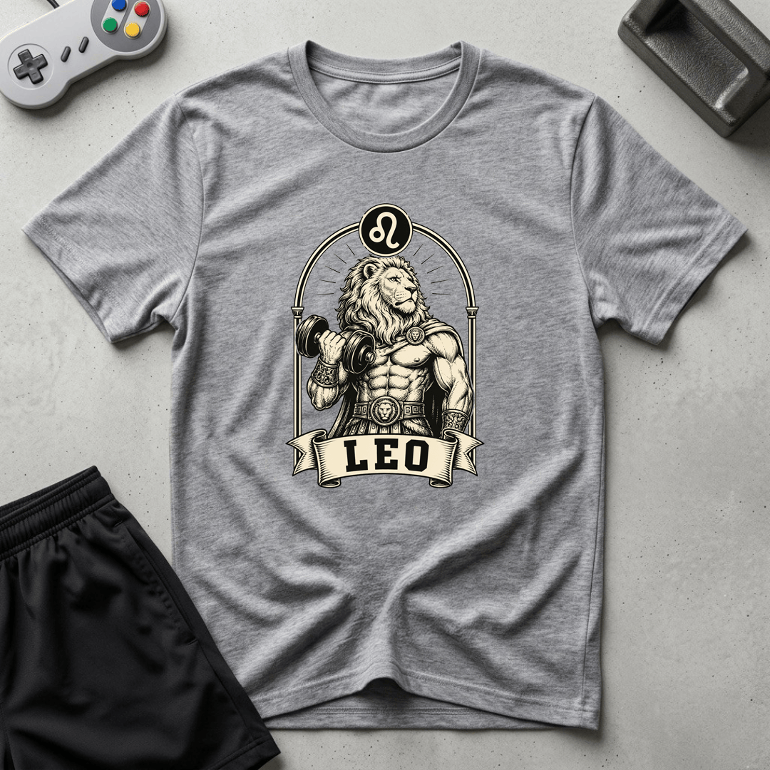 Buff Leo T-Shirt - Sport Grey