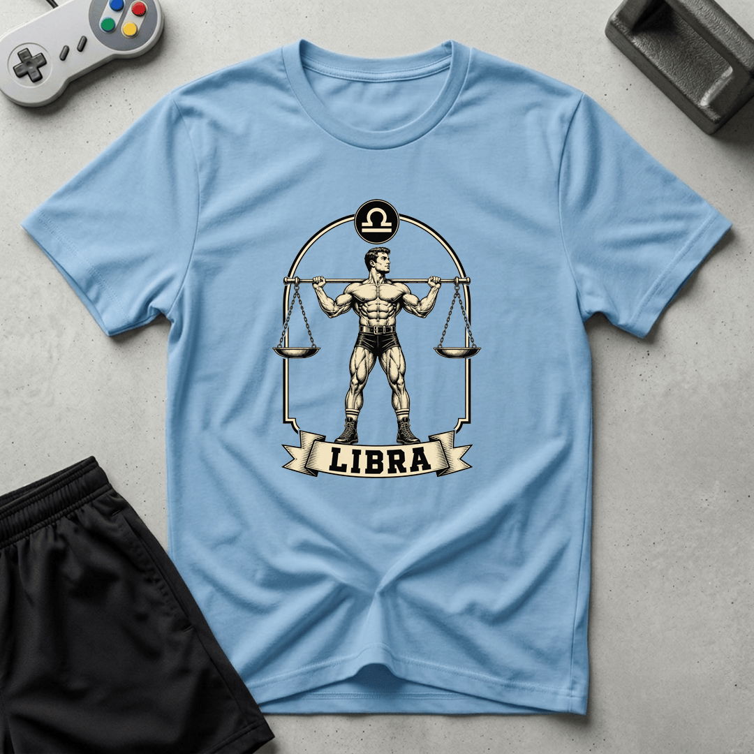 Buff Libra T-Shirt - Light Blue