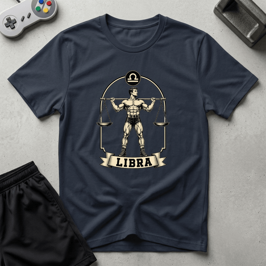 Buff Libra T-Shirt - Navy