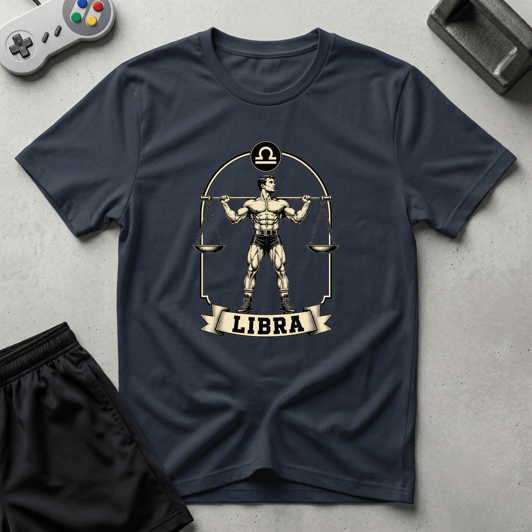 Buff Libra T-Shirt - Navy