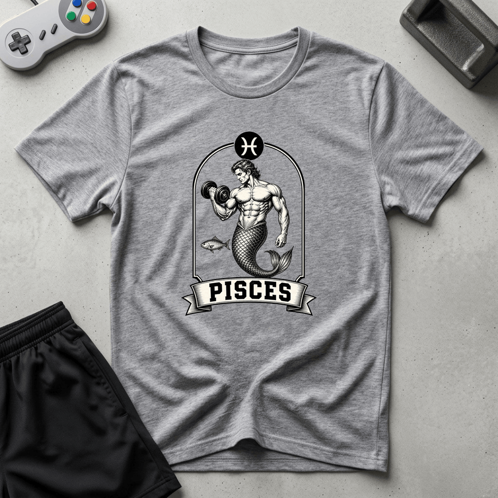 Buff Pisces T-Shirt - Sport Grey