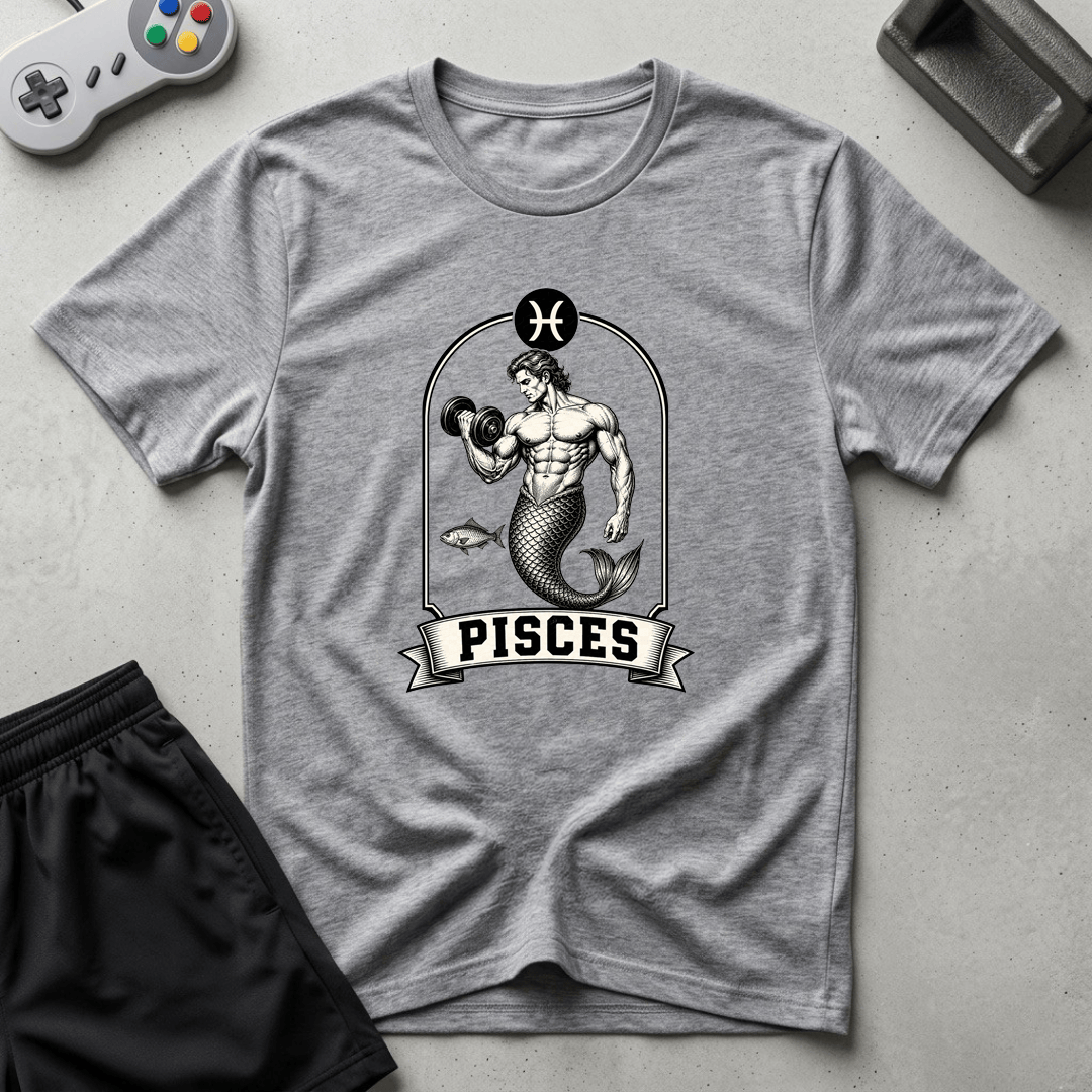 Buff Pisces T-Shirt - Sport Grey