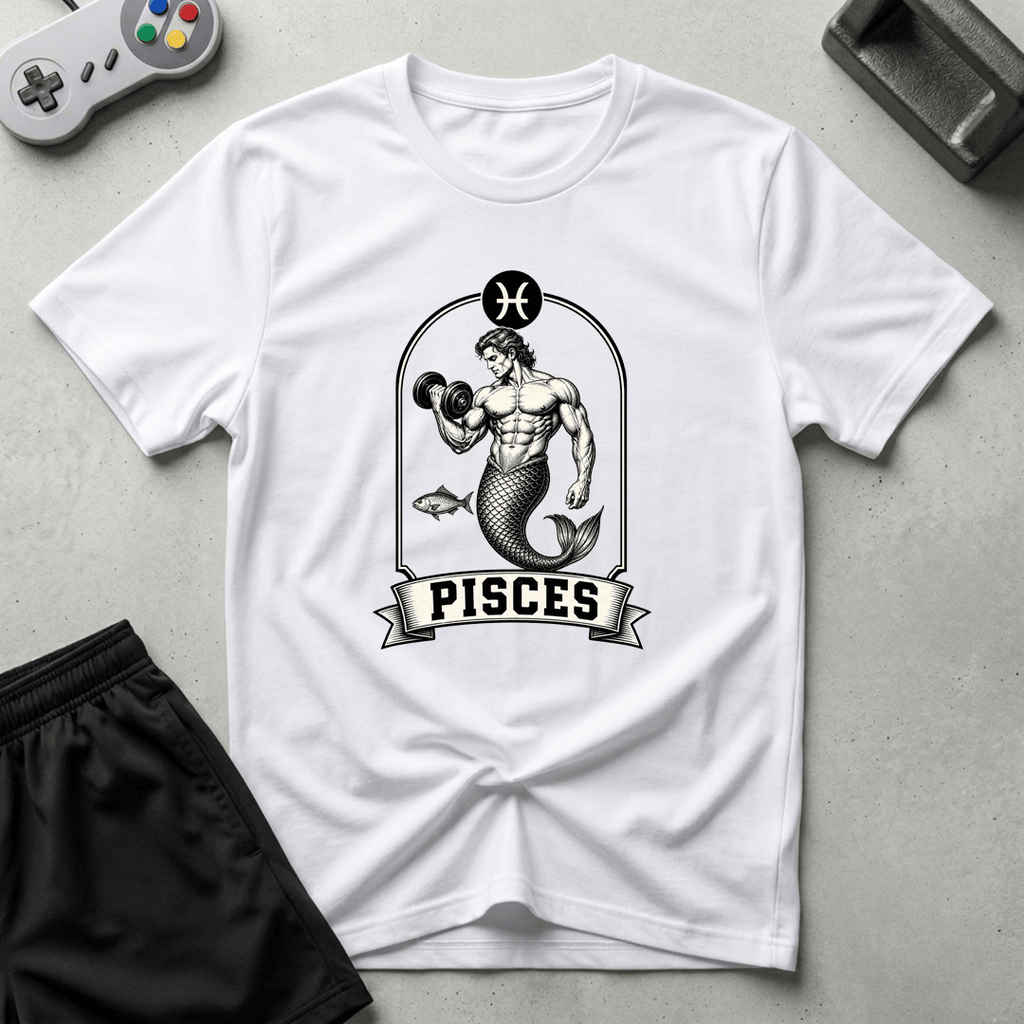 Buff Pisces T-Shirt - White