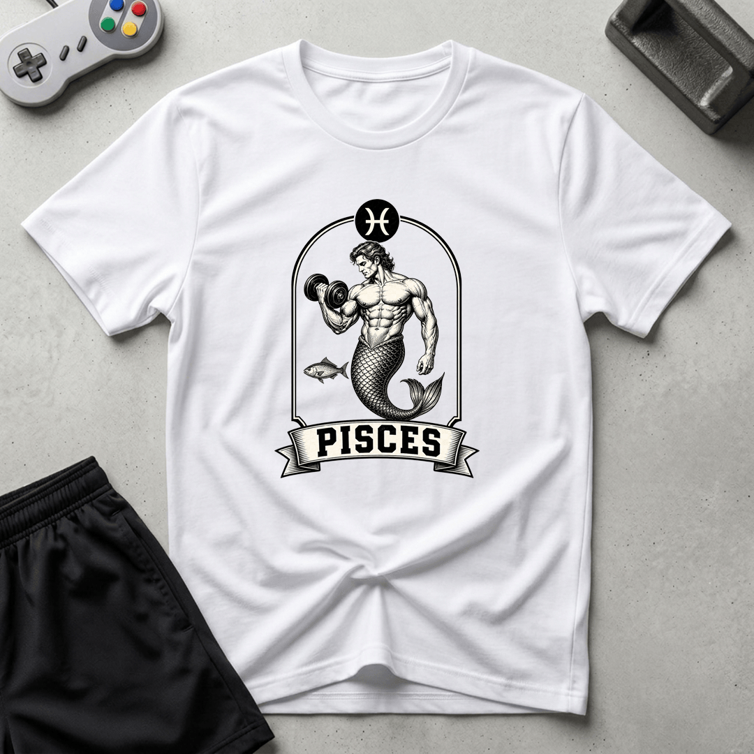 Buff Pisces T-Shirt - White