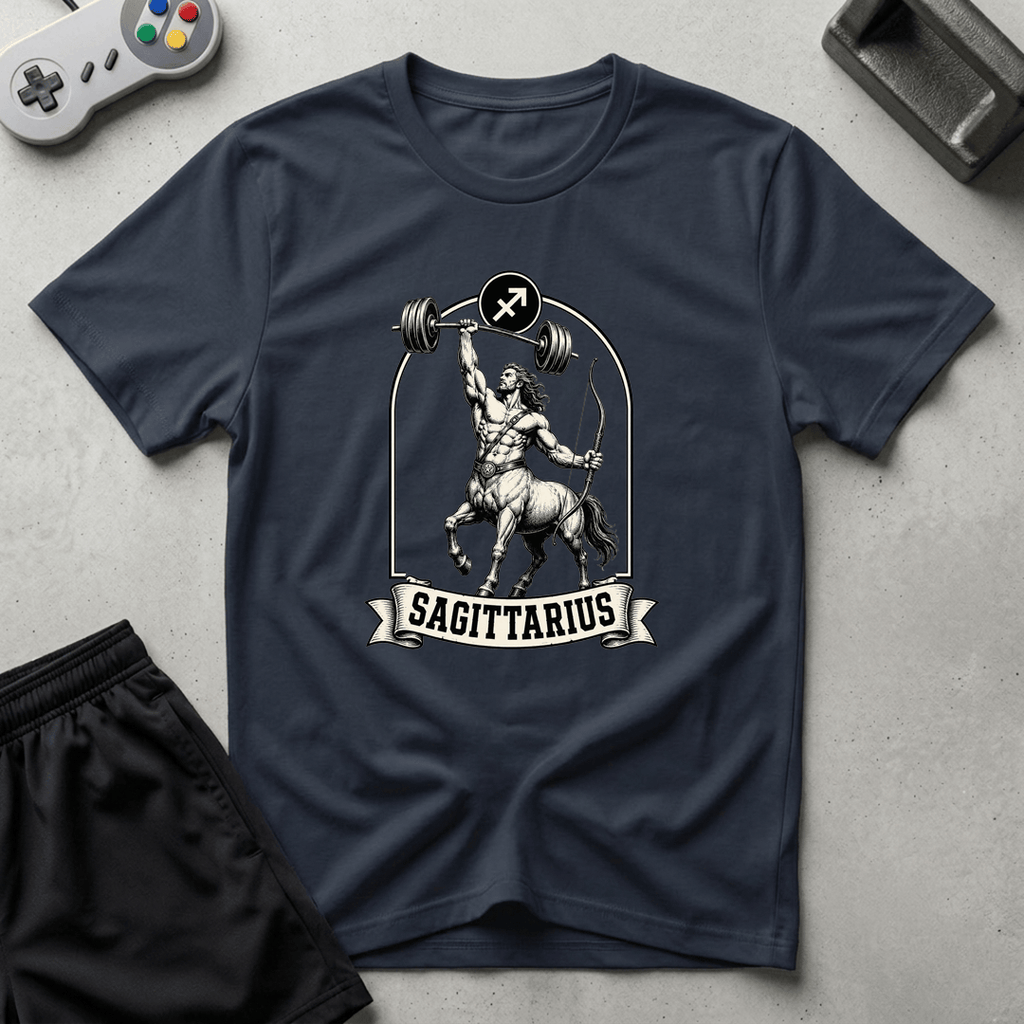 Buff Sagittarius T-Shirt - Navy