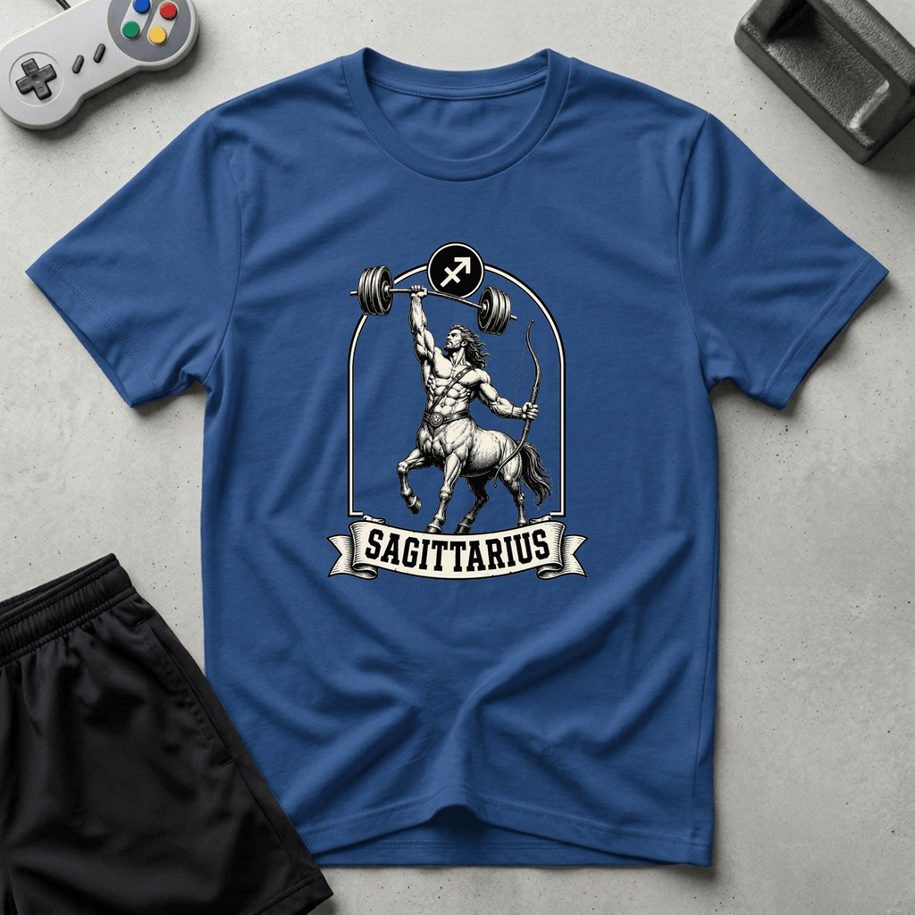 Buff Sagittarius T-Shirt - Royal
