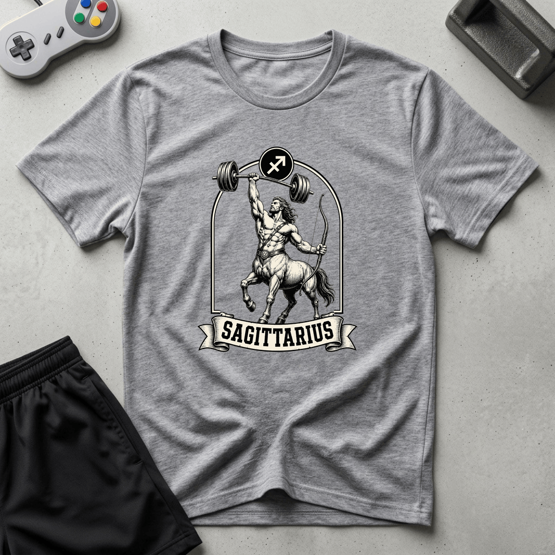 Buff Sagittarius T-Shirt - Sport Grey