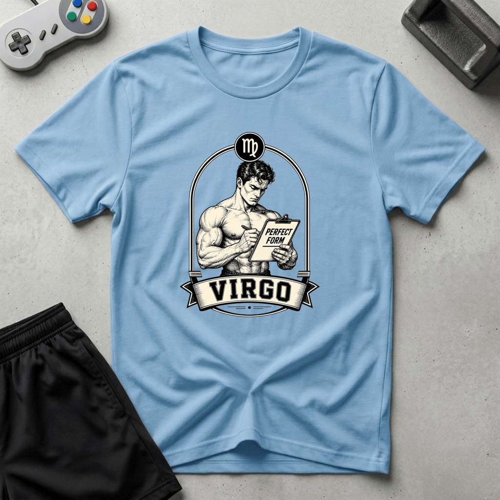 Buff Virgo T-Shirt - Light Blue