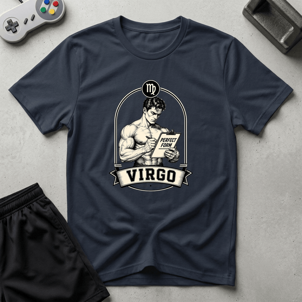 Buff Virgo T-Shirt - Navy