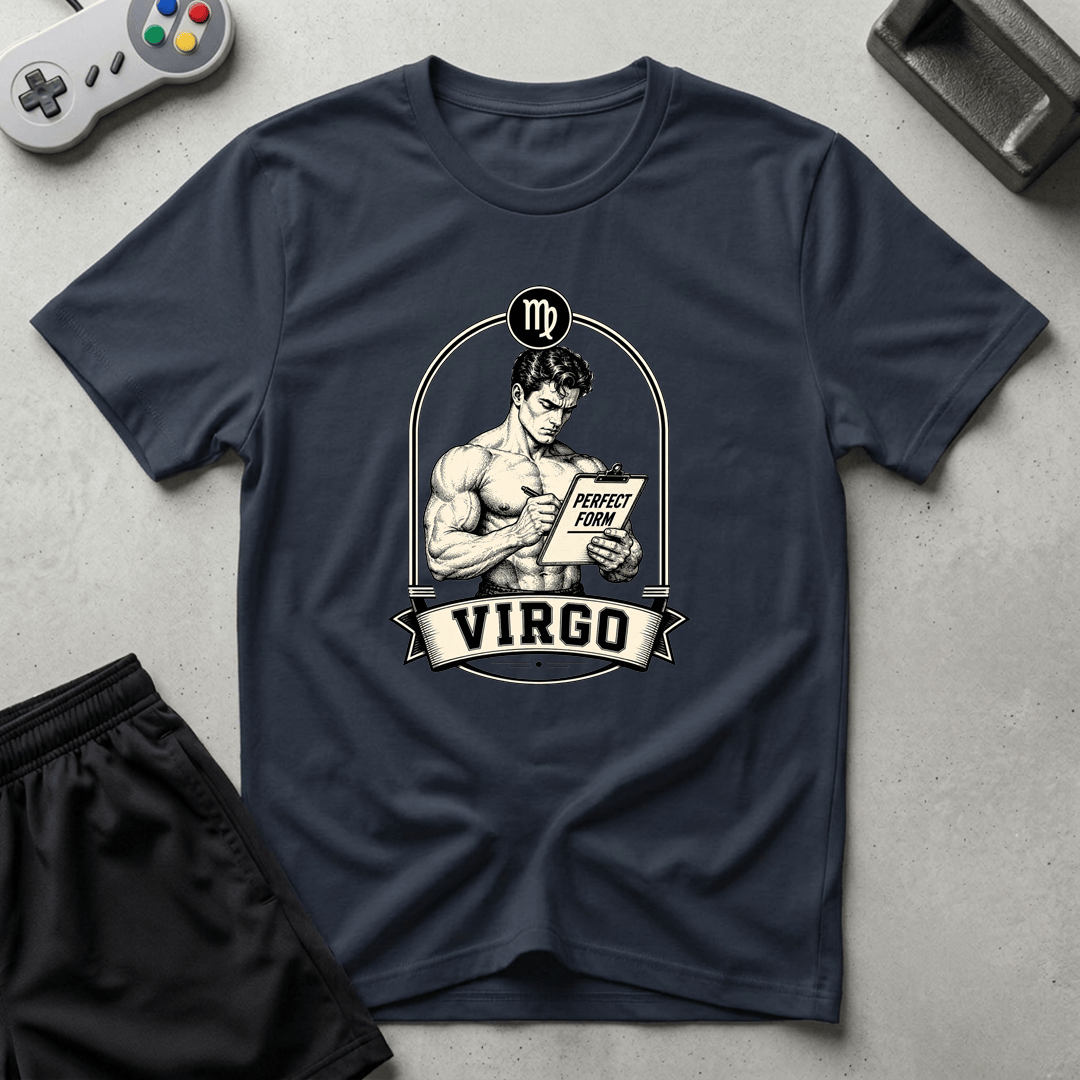 Buff Virgo T-Shirt - Navy