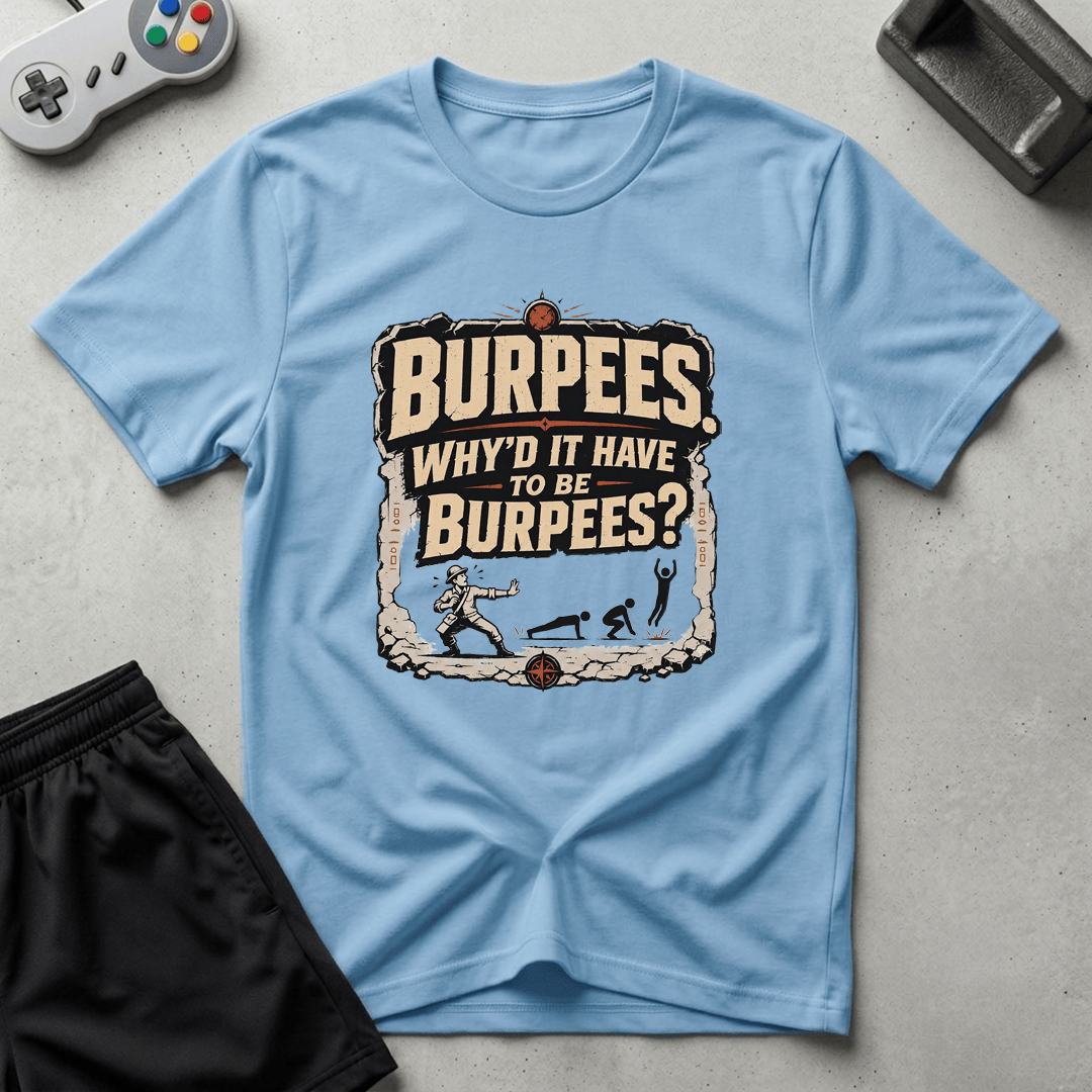 Burpee Expedition T-Shirt - Light Blue