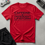 Caffeine Dependent Lifeform T-Shirt - Red