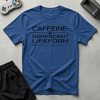 Caffeine Dependent Lifeform T-Shirt - Royal