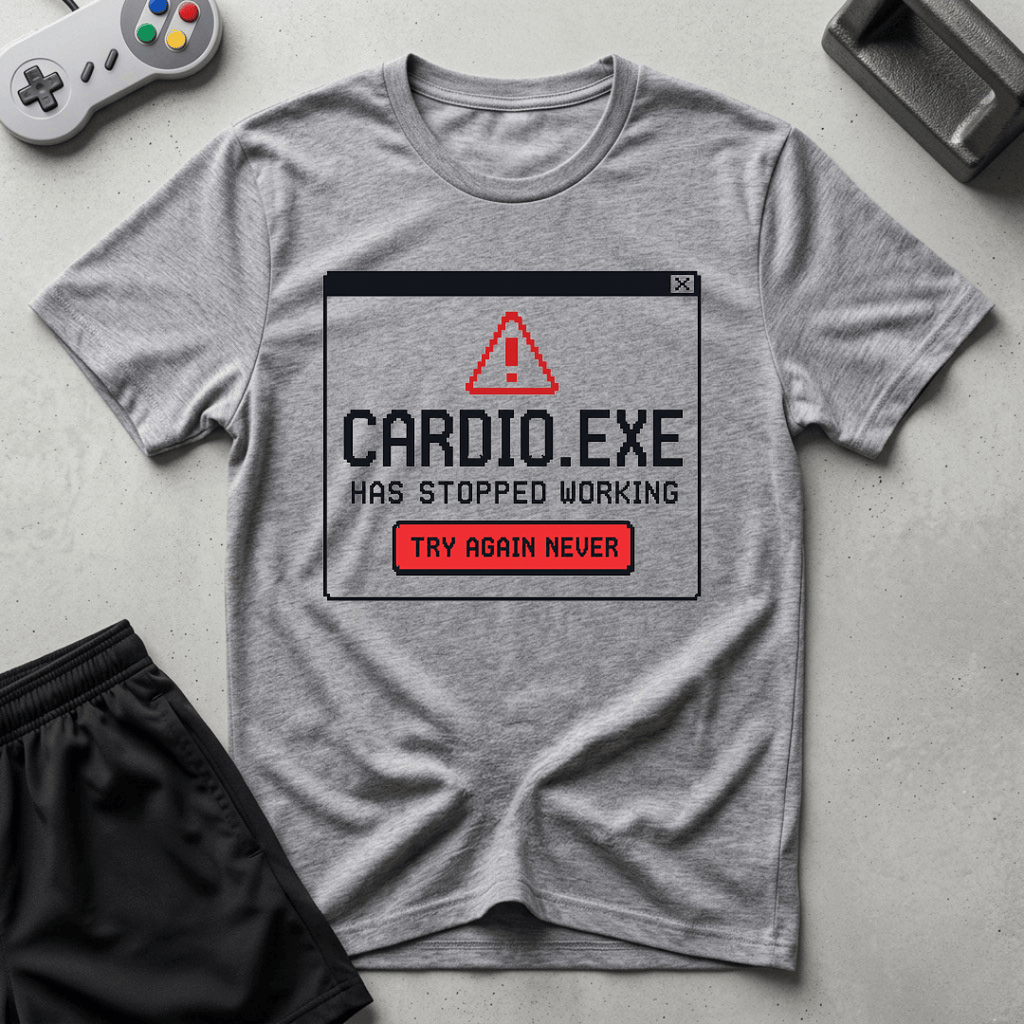 Cardio.exe T-Shirt - Sport Grey