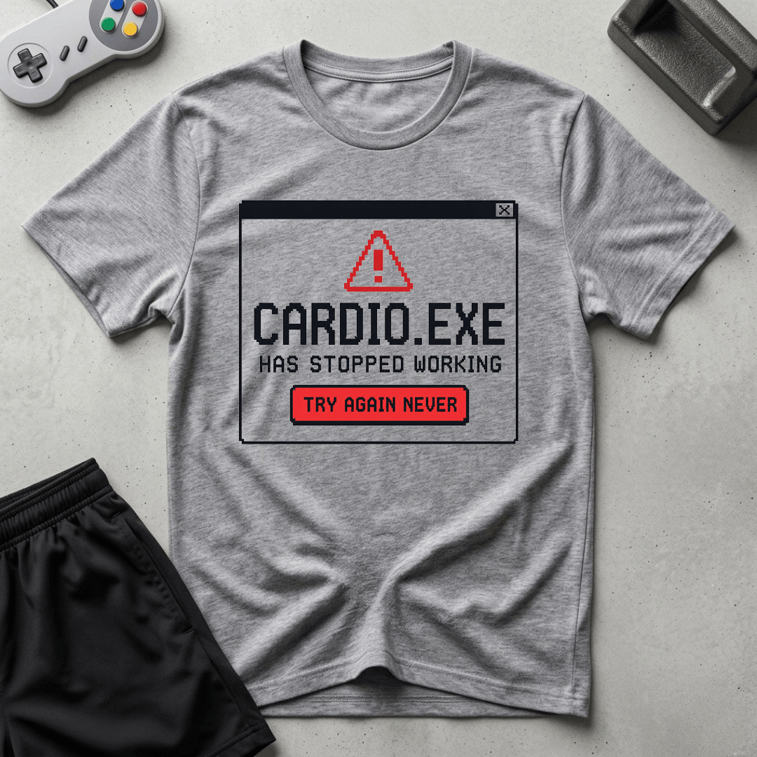Cardio.exe T-Shirt - Sport Grey