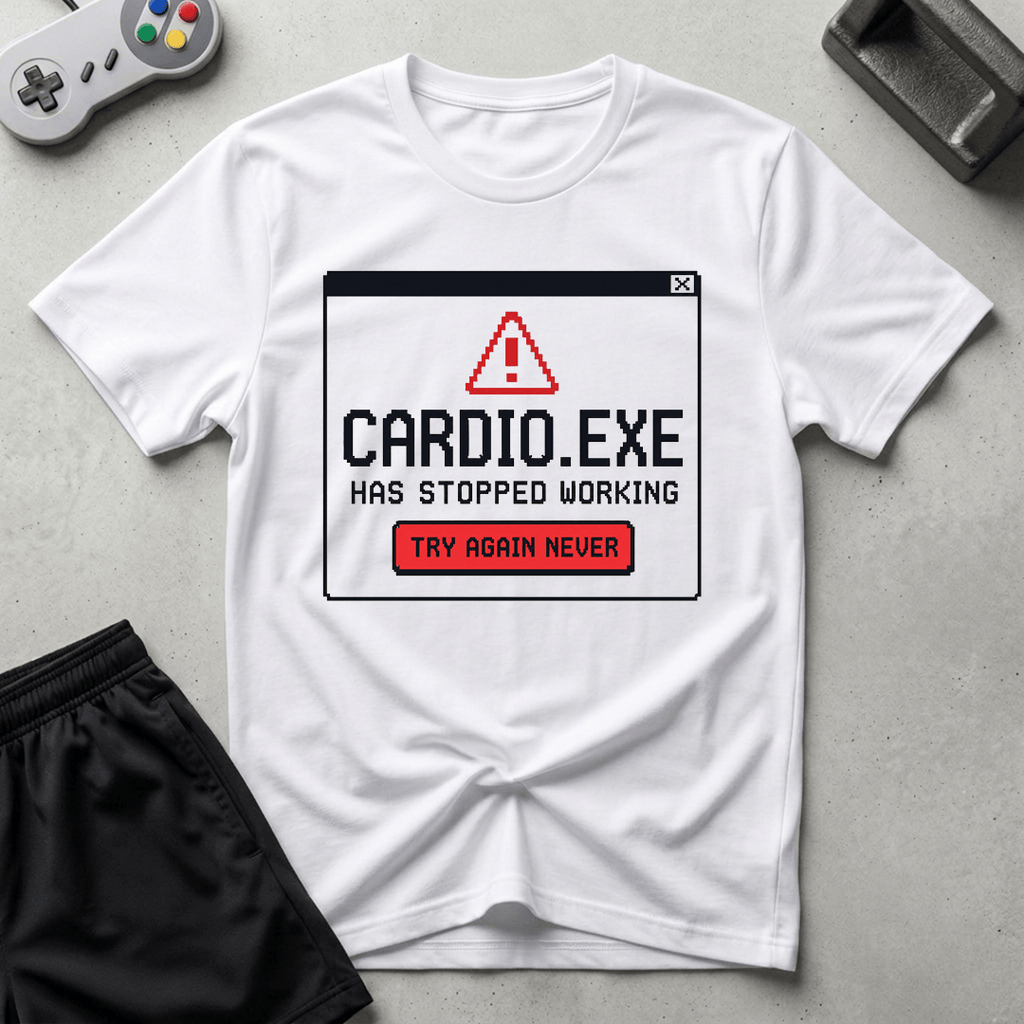 Cardio.exe T-Shirt - White