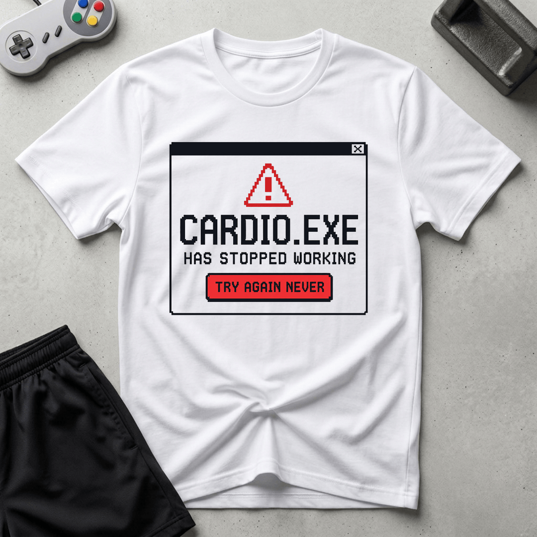Cardio.exe T-Shirt - White