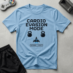 Cardio Evasion Mode T-Shirt - Light Blue