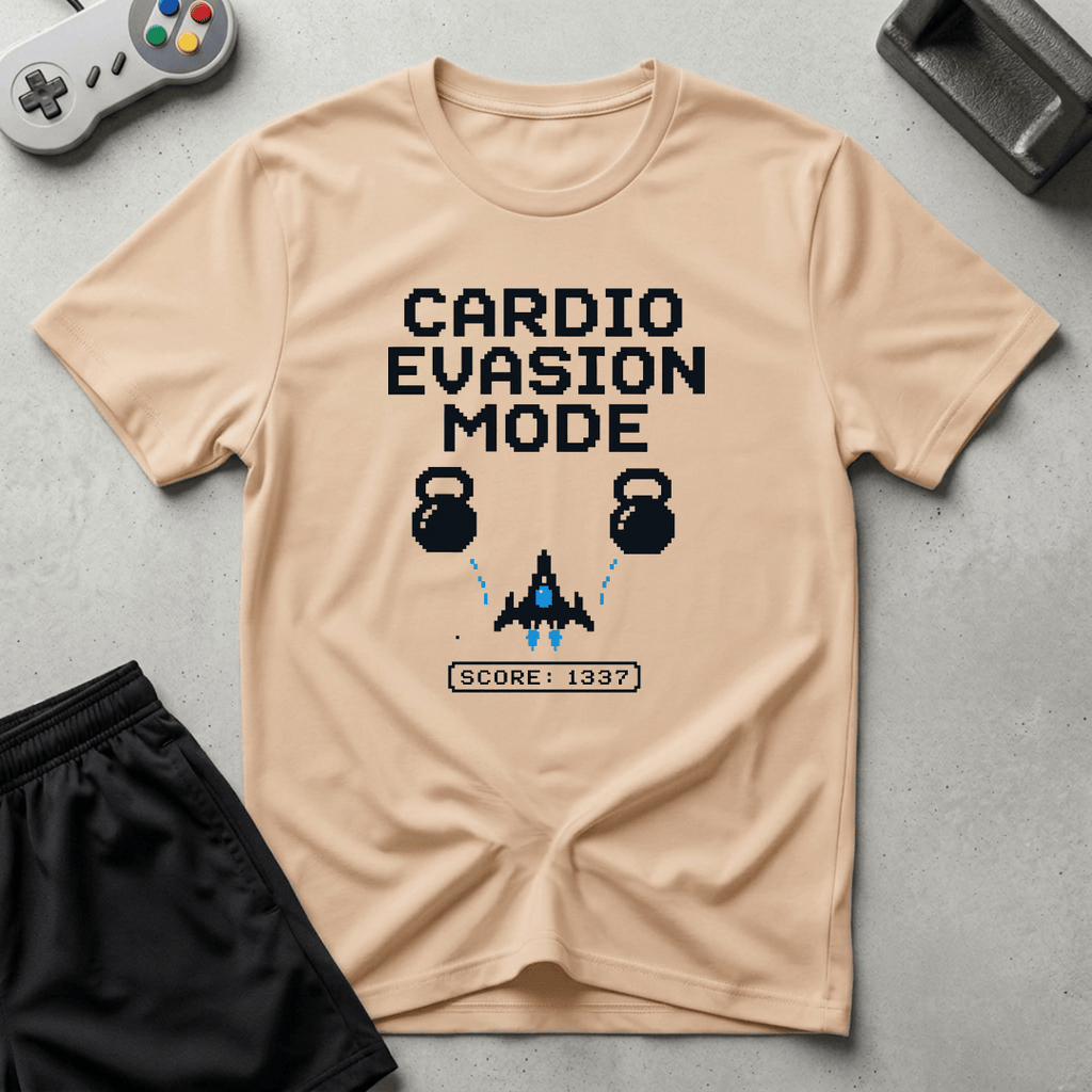 Cardio Evasion Mode T-Shirt - Natural