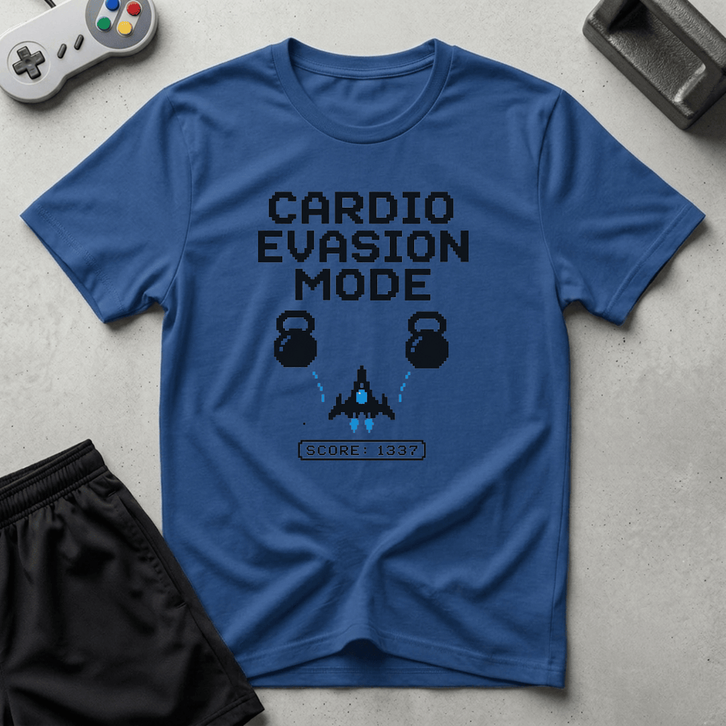 Cardio Evasion Mode T-Shirt - Royal