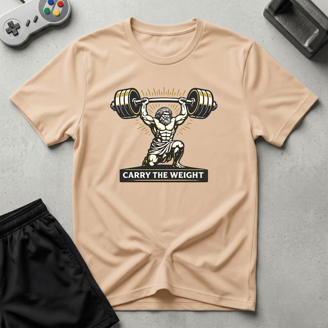 Carry The Weight T-Shirt - Natural