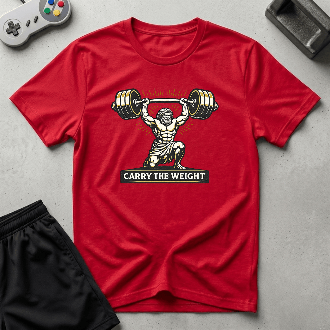 Carry The Weight T-Shirt - Red