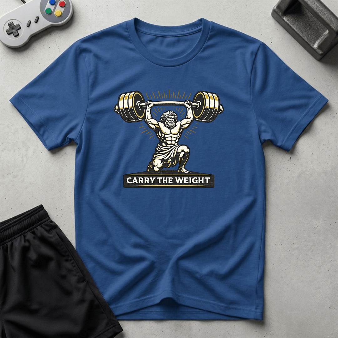 Carry The Weight T-Shirt - Royal