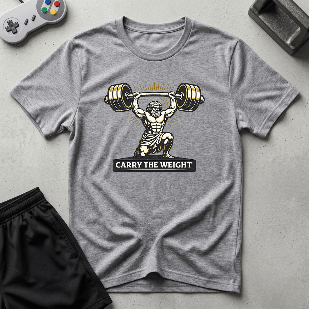 Carry The Weight T-Shirt - Sport Grey
