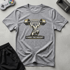 Carry The Weight T-Shirt - Sport Grey