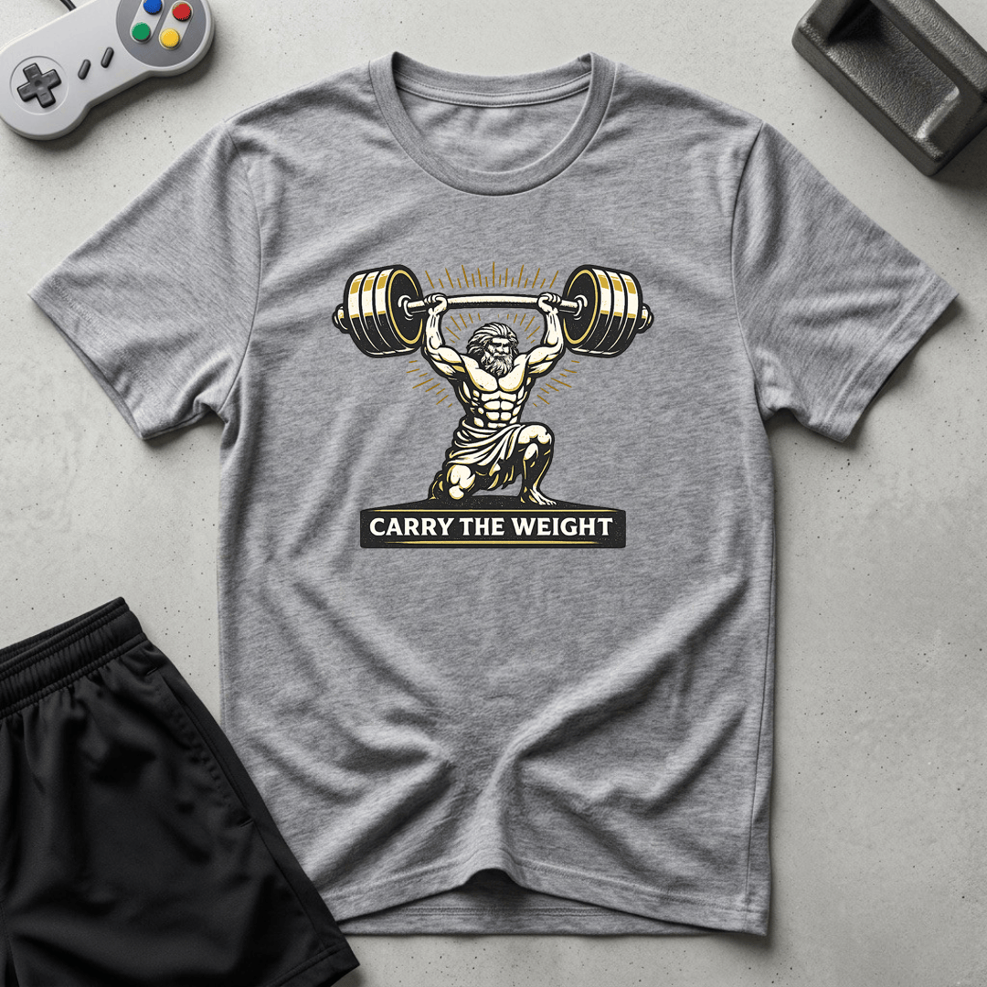 Carry The Weight T-Shirt - Sport Grey