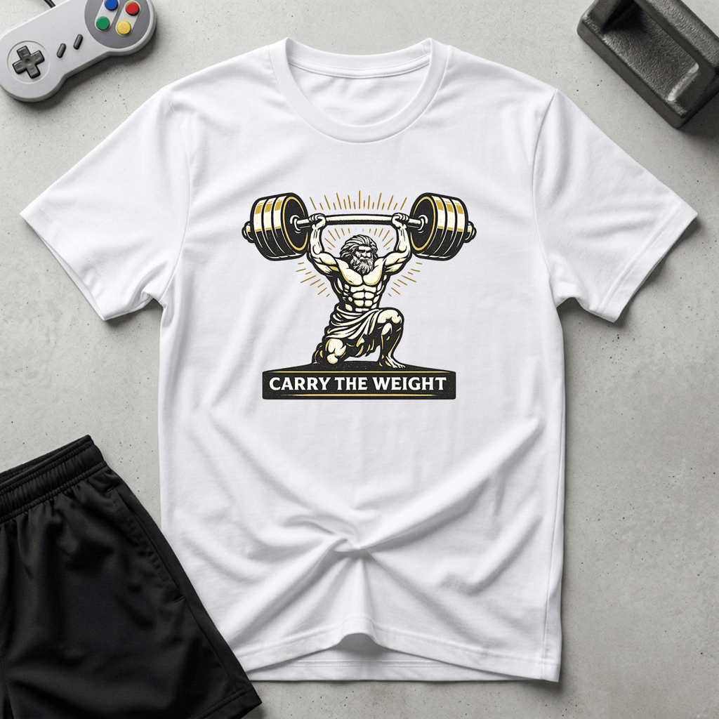 Carry The Weight T-Shirt - White