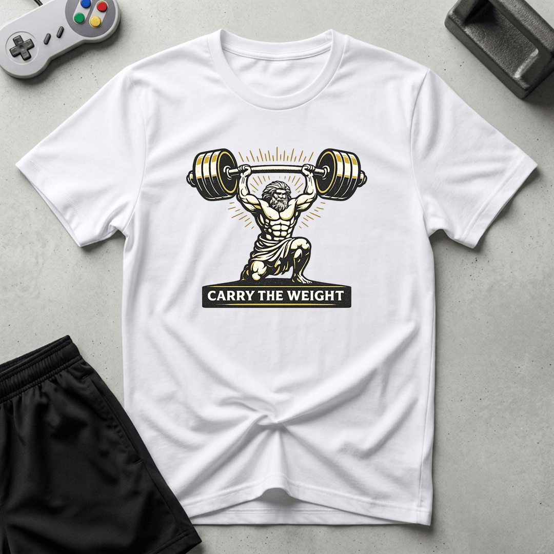 Carry The Weight T-Shirt - White