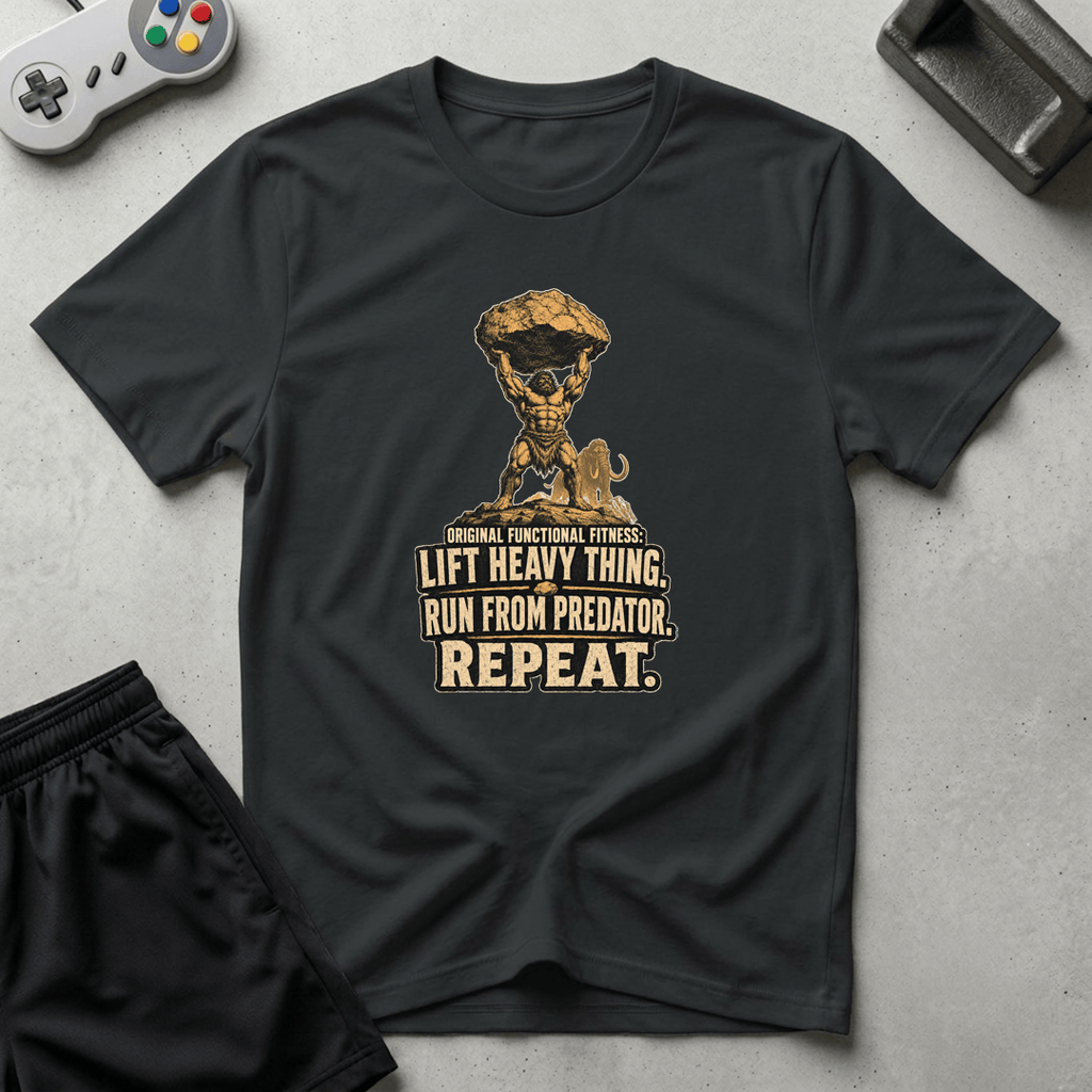 Caveman Fitness T-Shirt - Black