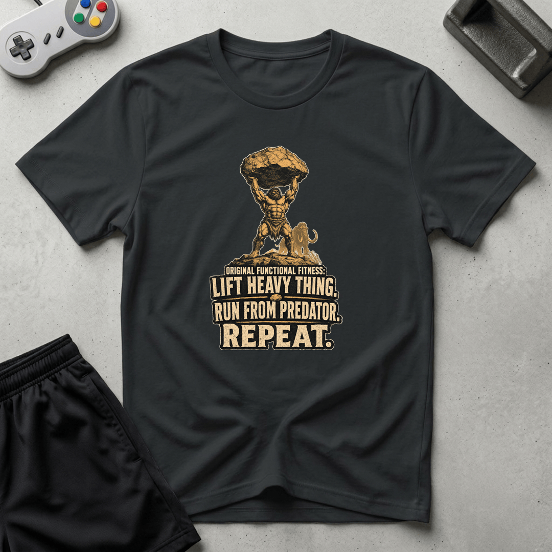 Caveman Fitness T-Shirt - Black